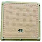 FRP Manhole Cover - Square C250 - 25.0 Ton