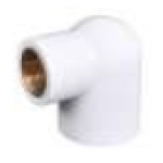 PipolE Pipes - UPVC Fittings - Reducer Brass Elbow 90 - 3/4 X 1/2 inch (20X15 mm) Dia