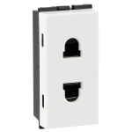 Havell's 6A 2 pin shuttered socket