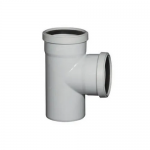 Ajay Pipes - SWR Fittings - Door Tee - 2 1/2 inch (75 mm) Dia