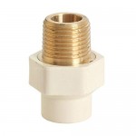 Ajay Pipes - CPVC BRASS Fittings - Reducer Brass Tee - 3/4 x 1/2 inch (20x15 mm) Dia