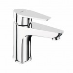 Single Lever Basin mixer with 450mm braided connection pipe (without pop-up)