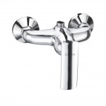 Single lever wall mixer with shower arrangement only