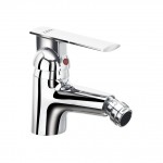 Single lever bidet mixer with 450mm braided connection pipe