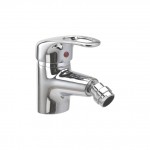 Single lever bidet mixer with 450mm braided connection pipe