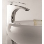 Single lever Basin Mixer With 450 mm Long Braided Hoses