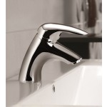 Single Lever Basin Mixer With 450mm Long Braided Hoses