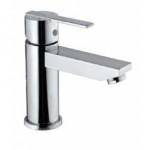 Single Lever Extended Basin Mixer (Height 95mm) without Popup Waste System with 450mm Long Braided Hoses