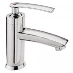 Single Lever Basin Mixer without Popup Waste & with Braided Hoses