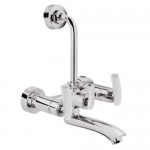 Wall Mixer with Provision for Overhead Shower & with 115MM Long Bend Pipe