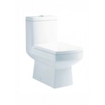 Roca One Piece Toilets - Qube X - White