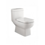 Roca One Piece Toilets - Qube - White