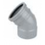 PipolE Pipes - SWR Pipes - Bend 45 - 3 inch (90 mm) Dia