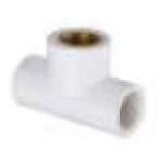 PipolE Pipes - UPVC Fittings - Brass Tee - 1/2 inch (15 mm) Dia