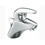 Cabriole  Single-control lavatory faucet with lever handle without drain