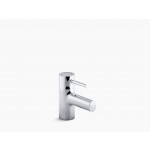 Cuff  Single-control lavatory faucet in polished chrome