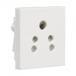 Crabtree's ATHENA 6 A 5 Pin Shuttered Socket (Anti-Viral) (White)