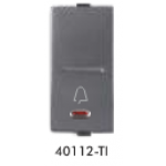 GreatWhite - 10A Bell Push Switch with LED - White