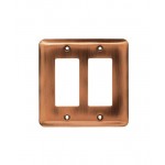 Modular Cover plate with decorative ring - Texture/Wood - Mx2-108 Hz. - 8Hz.