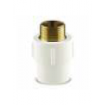 PipolE Pipes - UPVC Fittings - Male Adopter Brass Treaded (MABT) - 1 1/2 inch (40 mm) Dia