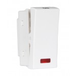 White MR - 10AX. Switch with Indicator - 1M