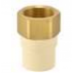PipolE Pipes - CPVC BRASS Fittings - Reducer Hexa Female Adopter Brass Threaded (FABT) - 3/4 x 1/2 inch (20x15 mm) Dia