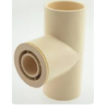 Ajay Pipes - CPVC Fittings - Reducer Tee - 1 1/2 x 1 inch (40X25 mm) Dia