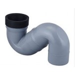 Ajay Pipes - SWR Fittings - S - Trap with Lip Ring - 4 x 4 inch (110x110 mm) Dia