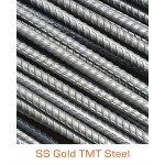 SS Gold TMT Bar Fe-500 Grade - 8mm
