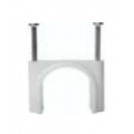 PipolE Pipes - UPVC ACCESSORIES - UPVC Nail Clamp  - 1/2 inch (15 mm) Dia