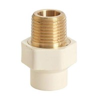 Ajay Pipes - CPVC BRASS Fittings - Reducer Brass Elbow 90Degree - 3/4 x 1/2 inch (20x15 mm) Dia