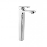 Single Lever Basin mixer with 305mm(12inch) extended body and 450mm braided connection pipe (without pop-up)