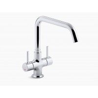  Dual handle kitchen sink faucet
