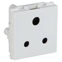 Crabtree's SIGNIA 6 A 3 pin socket (Anti-Viral) (White)