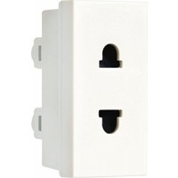 Havell's 6A 2 Pin Shuttred Socket