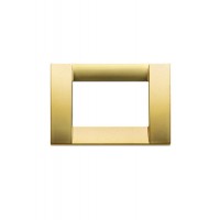 Modular Cover plate with decorative ring - Metallic - Mx2-116 - 16M