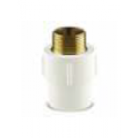 PipolE Pipes - UPVC Fittings - Male Adopter Brass Treaded (MABT) - 3/4 inch (20 mm) Dia