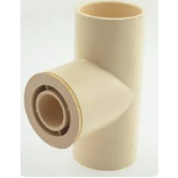 Ajay Pipes - CPVC Fittings - Reducer Tee - 1 1/2 x 1 inch (40X25 mm) Dia