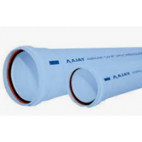 Ajay Pipes - SWR Pipes - Single Socket Type A - 1.8 meter length (6 Ft) - 4 inch (110 mm) Dia