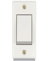 6A, 1 way switch, Urea Back Piece