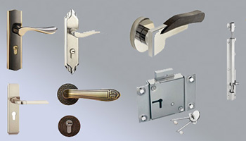 Electrical fittings, door handles and window latches are all fixtures inside a building