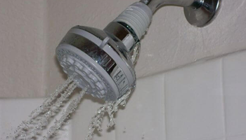 Leaking shower valve