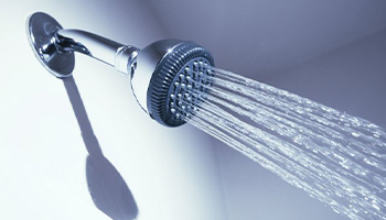Think about the water that is wasted every time we take a shower